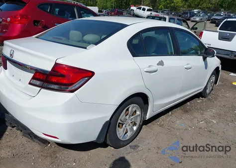 2014 Honda Civic Lx из США, поврежденный, VIN 19XFB2F50EE049880